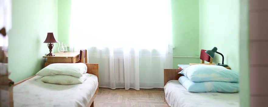 Двухместный однокомн. эконом с частичн. удобствами в корпусе 4 